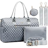 LOVEVOOK Diaper Bag Tote with Pacifier Case and Changing Pad, Large Capacity Mommy Bag for Hospital and Weekender Travel, Functional Baby Bag Newborn Baby Essential, Grey