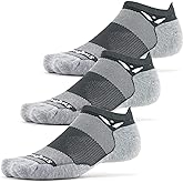 Swiftwick- MAXUS (3 Pairs) No Show Tab Running & Golf Socks, Maximum Cushion
