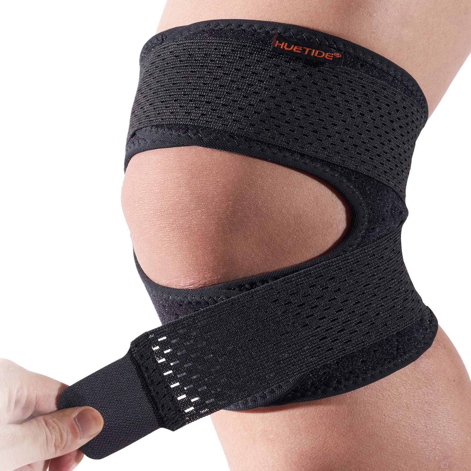 Adjustable Patella Tendon Knee Strap - Support For Running, Squats, Hiking