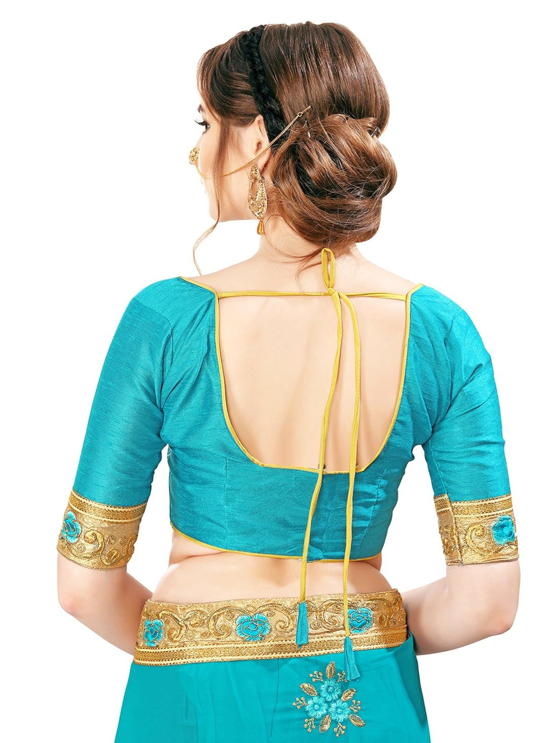 glory sarees women's georgette saree(panihari102)