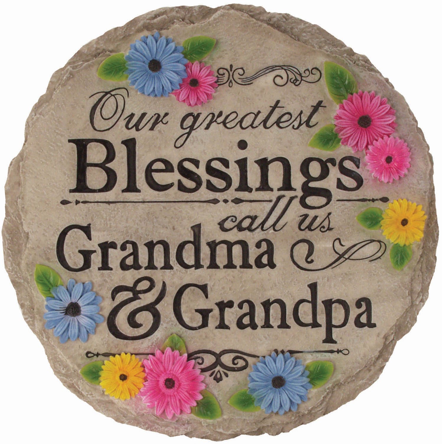 Spoontiques - Garden Décor - Greatest Blessing Stepping Stone - Decorative Stone for Garden