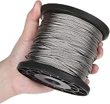 SENENQU ShanQian 1/16 Wire Rope 1.5mm Stainless Steel Cable 100m with 100 view 7
