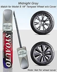 SYOAUTO Midnight Gray Rim Touch Up Paint For Tesla