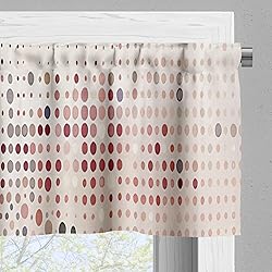 Ambesonne Polka Dot Window Valance Pack of