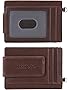 Mens Wallet Front Pocket Wallet Slim Genuine Leather Wallet for Men Billfold with ID Window Magnet Money Clip Quick Access Slot and RFID Blocking - Dark Coffee