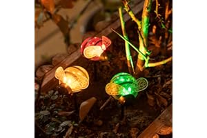 Rezpuao Solar Lights for Outside 3 Pack Solar Garden Lights Bee Stakes Outdoor Solar Lights for Yard Patio Decor