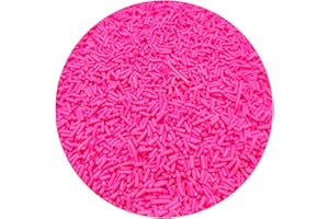 Mulutoo 100g Resin Fake Sprinkles Fake Candy Sprinkles Clay Sprinkles Polymer Sprinkles Polymer Clay Slices for Nail Art DIY Phone Case Crafts (Rose Red-14)