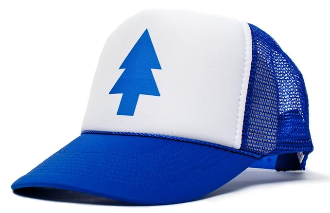 Dippers Blue Pine Tree Unisex-Adult Trucker Hat