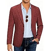 COOFANDY Mens Casual Blazer Slim Fit Sport Coat Lightweight Two Button Suit Jackets