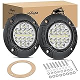 Nilight Flush Mount LED Light Pods 2PCS 5 Inch 36W