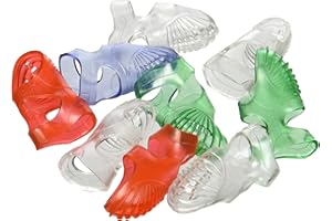 Lee Products Co. Tippi Micro Gel Fingertip Grips, Size 7 Medium - 10 Pack (S61070), Assorted