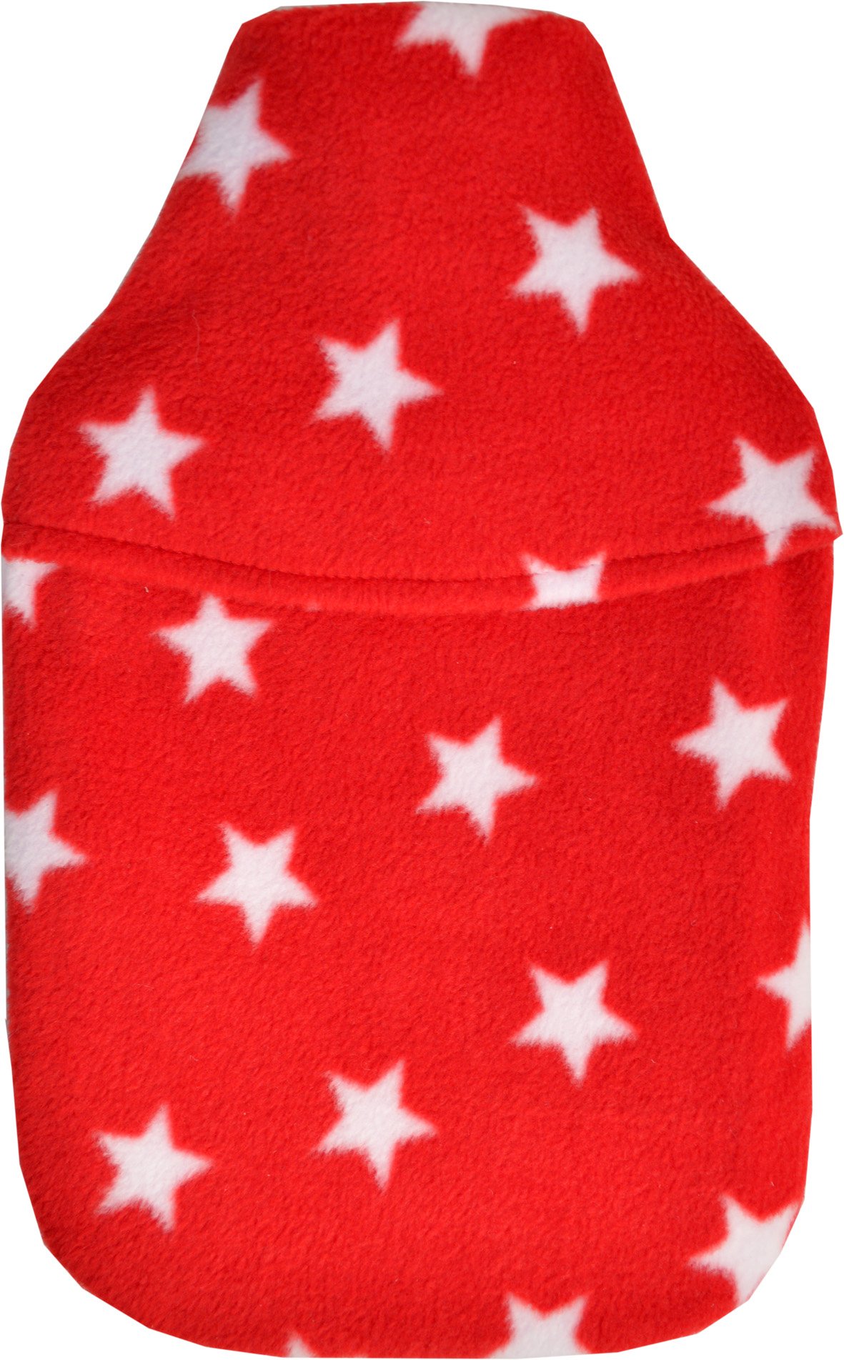Vagabond Bags Red Stars Hot Water Bottle and Cover, 2 Litre