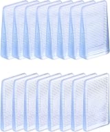 QWORK 16 Pcs Furniture Leveling Wedges Transparent Non-Slip Shims 5/10mm view 7