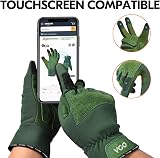 Vgo Gardening Gloves Women Touchscreen Thornproof Pig Leather Dexterity view 6