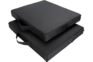 CVVD Stadium Seat Cushion 2 Packs, Extra Thick & Waterproof Bleacher Seat Cushion for Sports Events, Camping, Outdoor Concerts