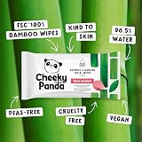 The Cheeky Panda Bamboo Facial Make Up Remover Wipes Rose 25 view 3