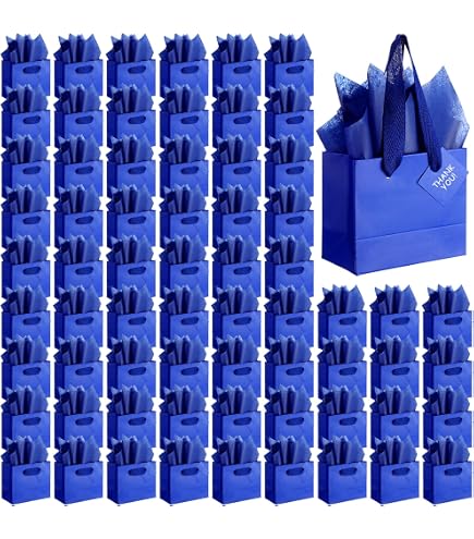 thumbnail image 2 of 12pc Extra Small Gift Bags With Ribbon Handles - 4.5x5.5x2.5in For Party Favors 2 of 10