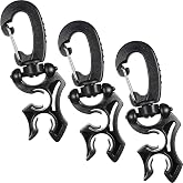 Weewooday Pcs Scuba Accessories Bcd Hose Holder Clip Double Claw | Diving Gear Holder with Rotating Joint, Keeper for Snorkeling Equipment, Organizes Regulator Hoses, Secure Attachment