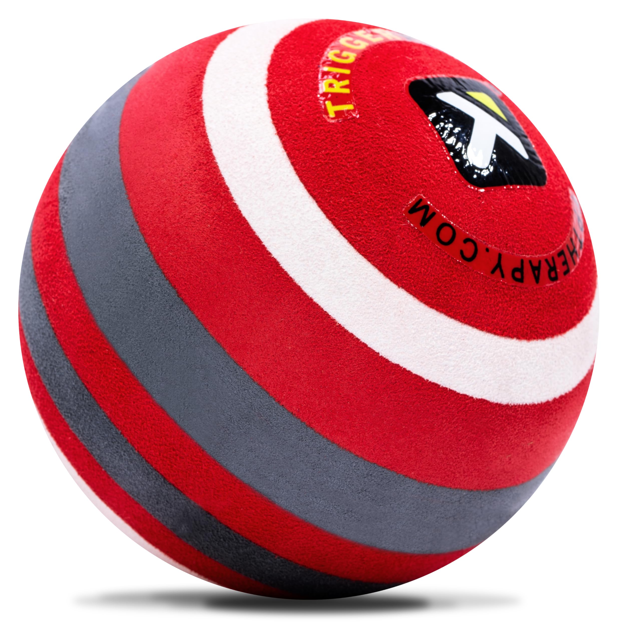 TriggerPoint MB X Massage Ball - Deep-Tissue Pain Relief and Muscle Recovery,Replicates Massage Therapist Elbow Pressure for Precise Relief,Compact and Travel Friendly,6cm x 6cm,Red
