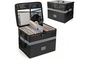 Calenzana Fireproof Storage Boxes with Lock File Organizer Case with handle, Document Box for Home Office Travel Safe Storage