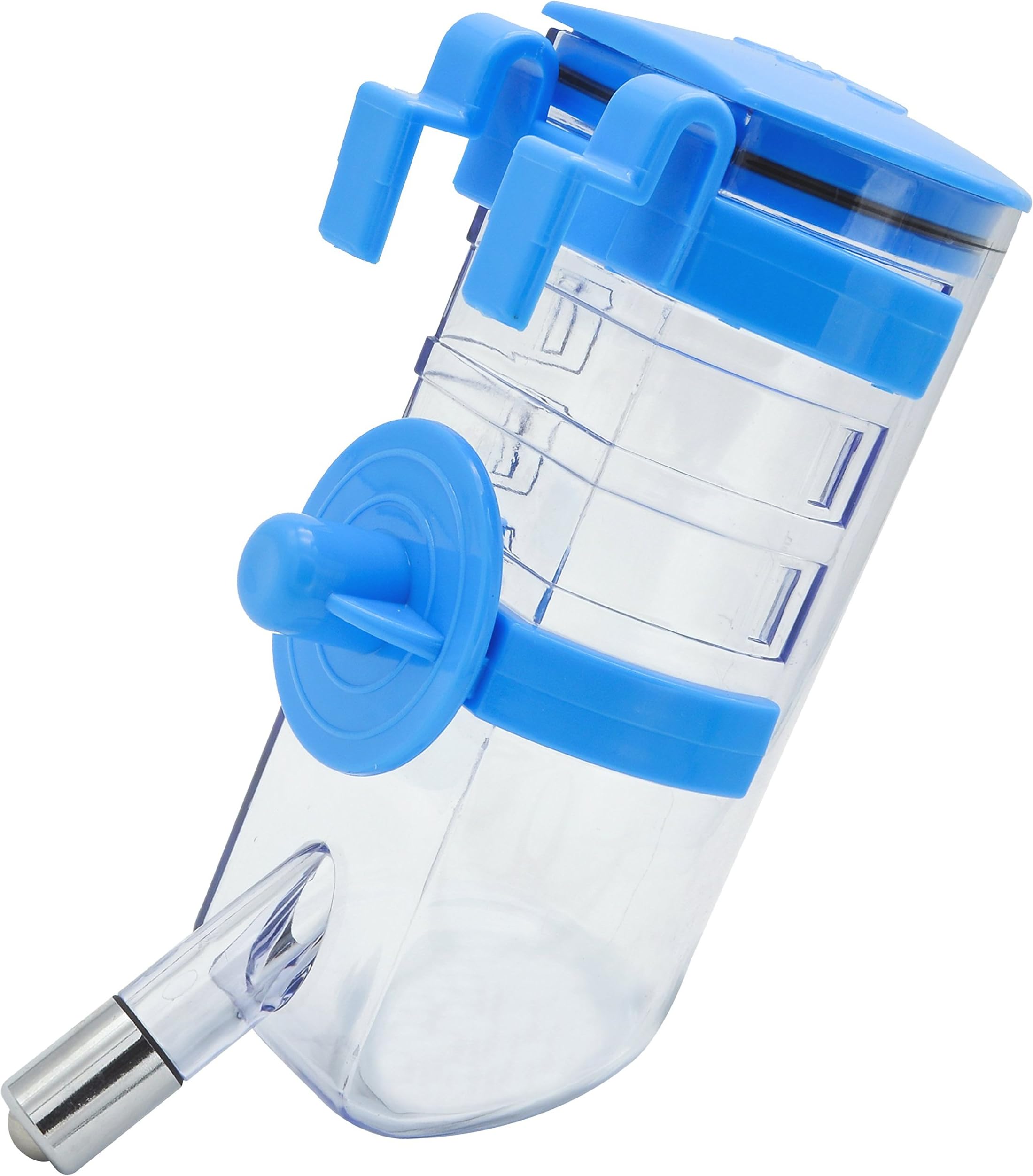 HamsFam No Drip Top-fill Rabbit Water Bottle, Pet Water Dispenser, 17.6-Ounce
