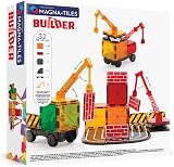 Magna-Tiles Builder 32 Piece Set Magnetic Building Tiles Educational Toys 3+ view 2
