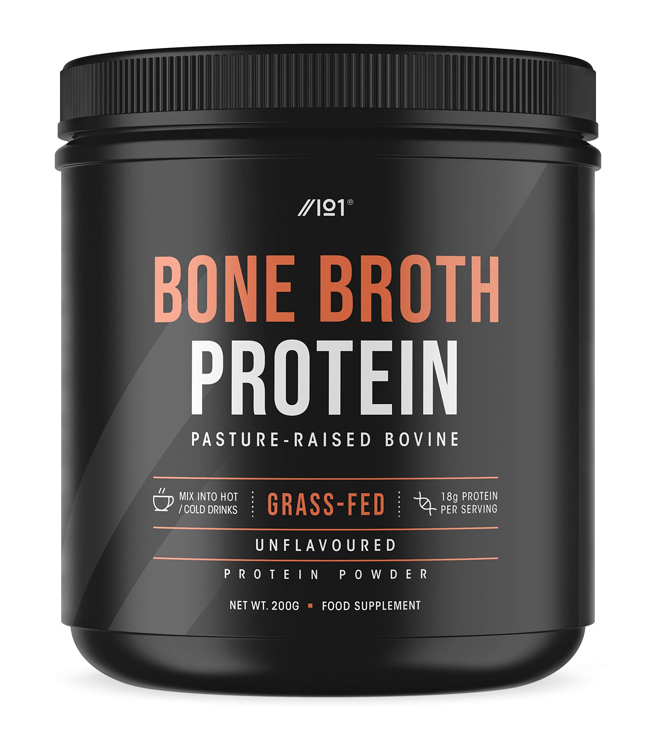 Bone Broth Beef Protein Powder 200g - Unflavoured - 100% Grass-Fed & Pasture Raised Beef – by Alpha01
