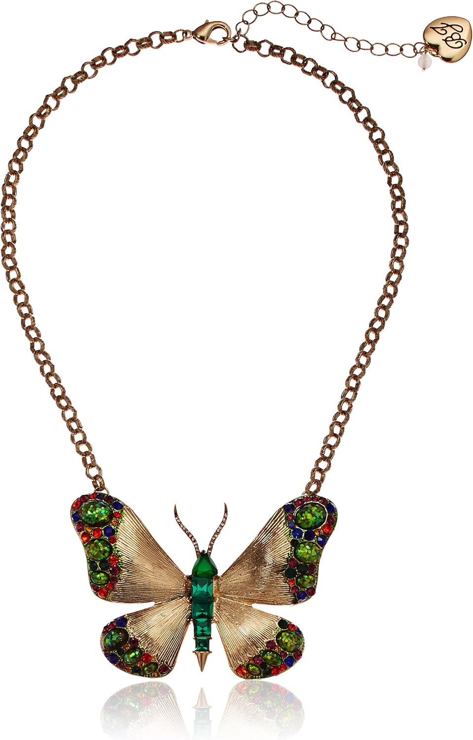 Betsey Johnson Butterfly Short Pendant 