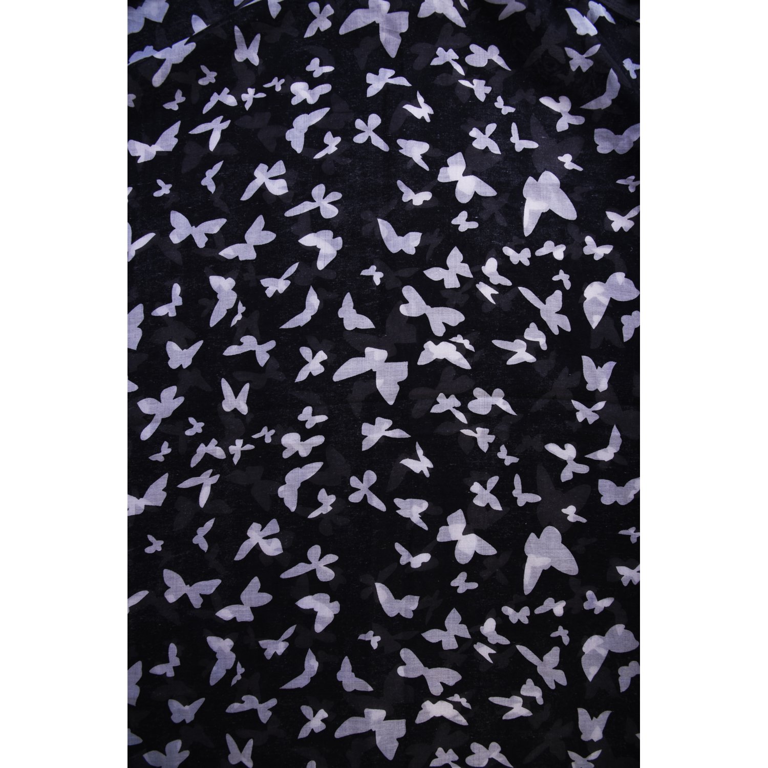 ziva fashion women's black printed stole