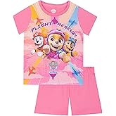 Paw Patrol Pajamas | Chase, Marshall And Skye Girls Pajamas | Short Sleeve Girls Pjs | Skye Pajama Set