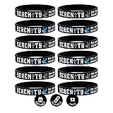Inkstone Serenity Prayer Silicone Wristbands Rubber