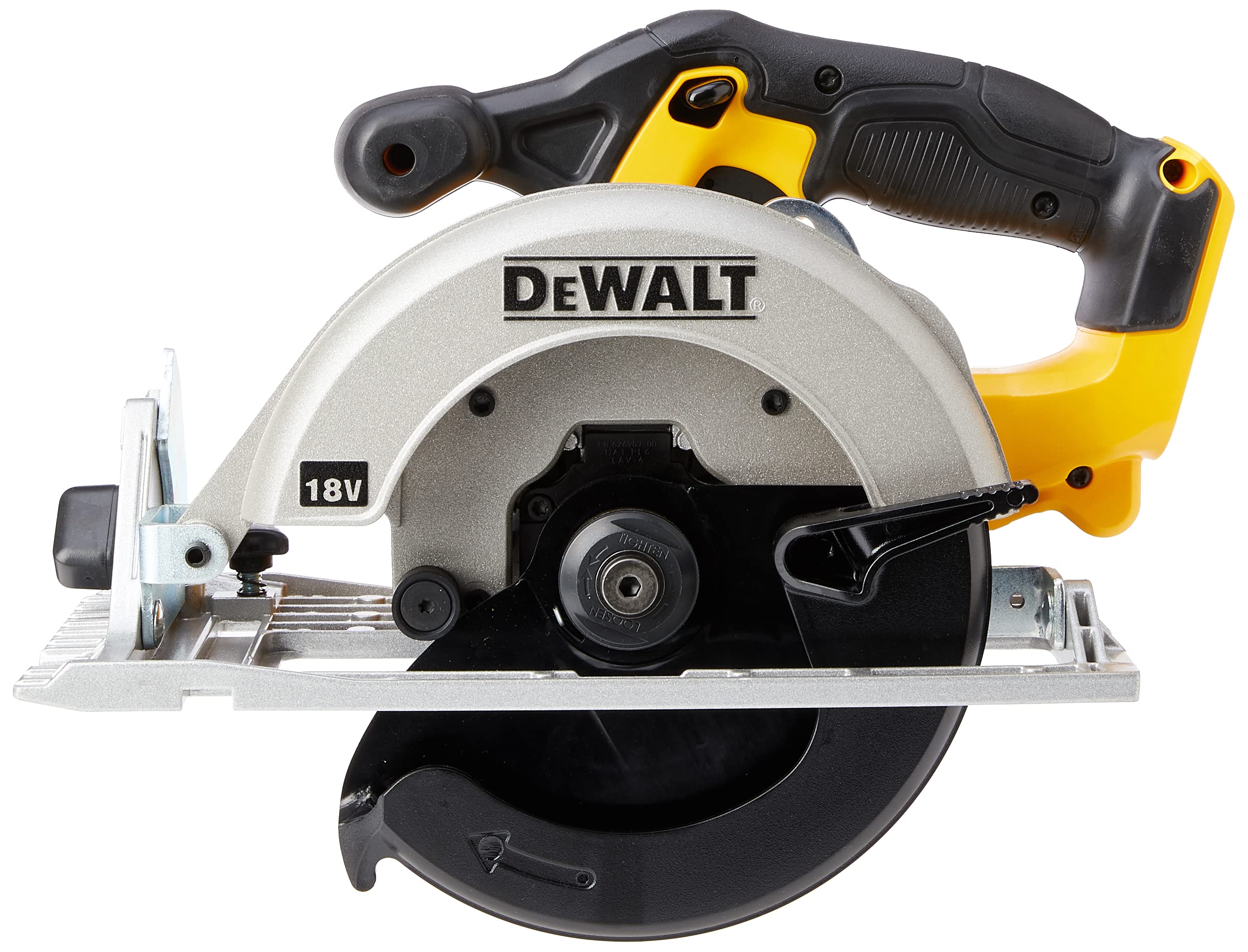 DEWALT DCS391 Circular Saw XR 165 mm Bare Unit, 9 W, 18 V, Yellow/Black