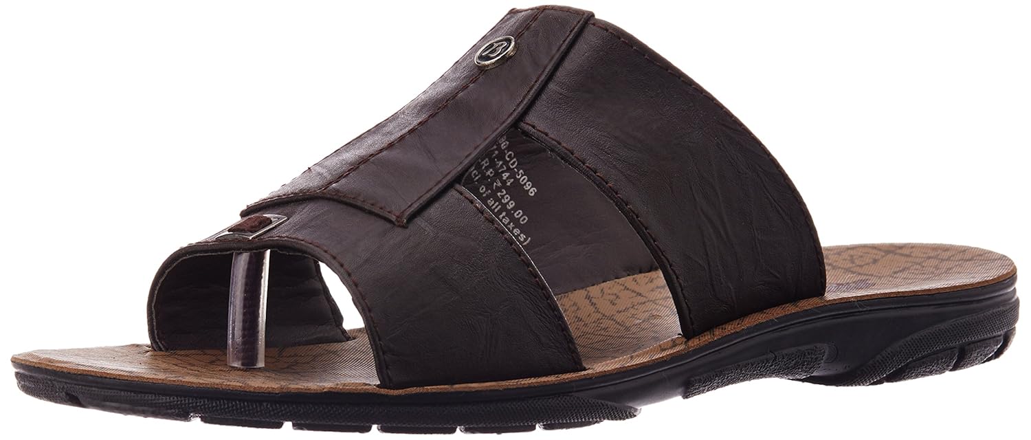 Buy BATA Men's Pulse Eco Brown Hawaii Thong Sandals 9 UK/India (43 EU