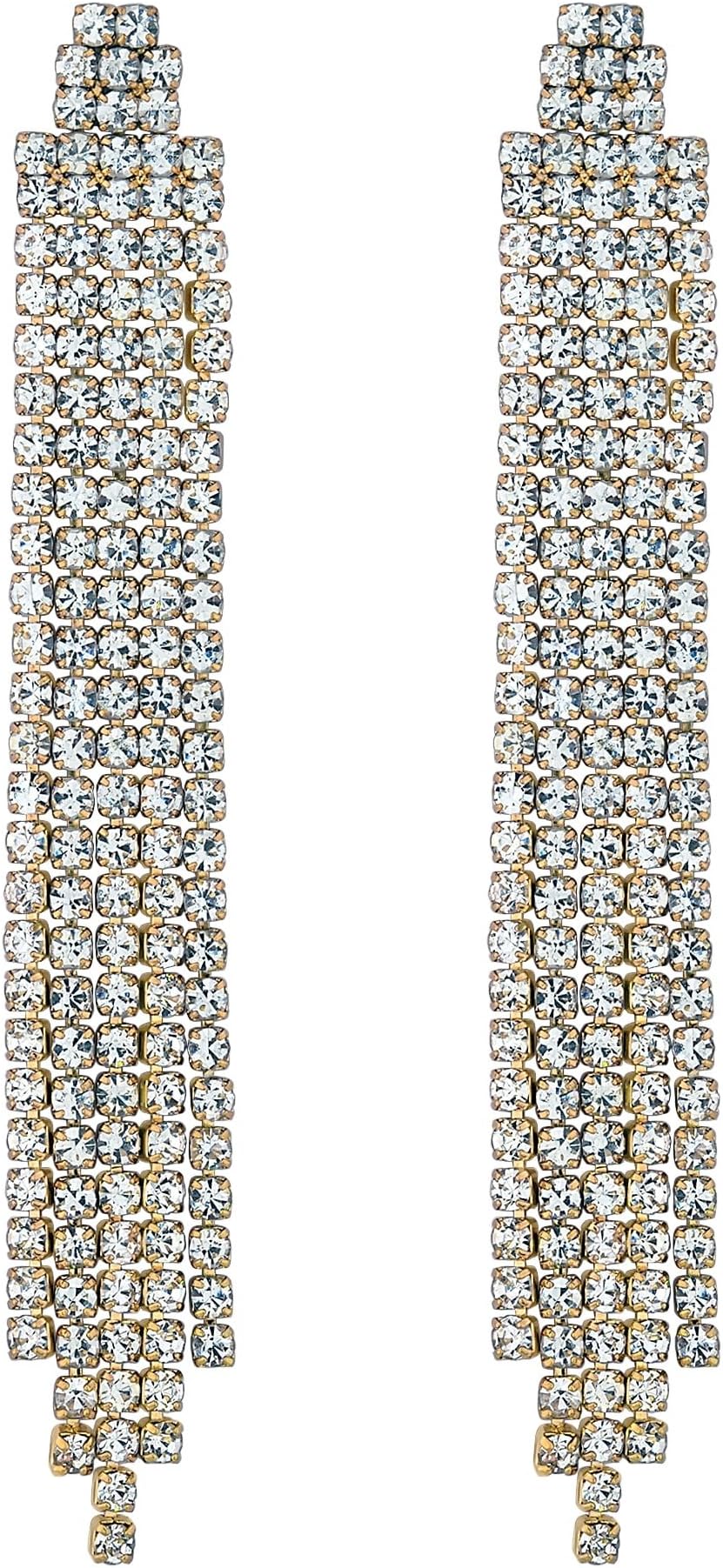 Jon Richard Women's Diamante Crystal Drop Earring