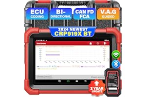 LAUNCH X431 CRP919XBT OBD2 Scanner 2024 Bidirectional Diagnostic Tool, CANFD&DOIP Support 2024 Model,2Yrs Update,Wireless Diagnostic with DBScar VII,FCA AutoAuth,VAG Guided,ECU Coding,IMMO, 35+ Resets