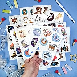 100Pcs Sea and River Otter Stickers for Laptop and