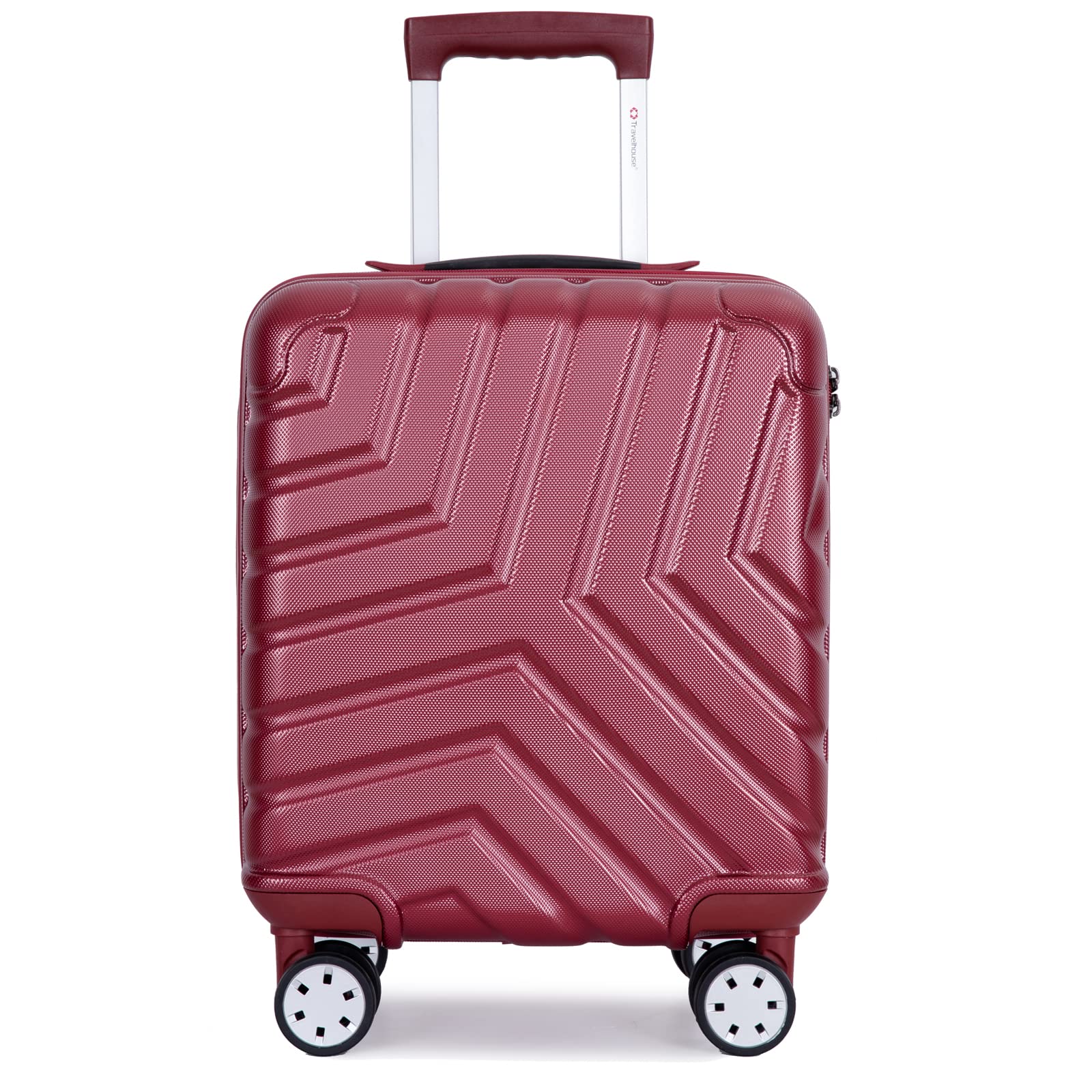 YYW Aluminum Carry-On Luggage (20") - External Cup Holder, 360° Spinner Wheels, TSA Lock