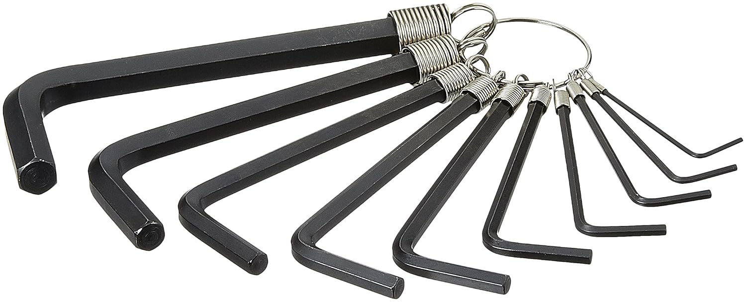 Stanley STMT692138 Metric Hex Key Ring Set (Black, 10Pieces) Amazon.in Home Improvement
