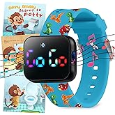 Potty Training Watch for Kids V2 – A Water Resistant Potty Reminder Device for Boys & Girls to Train Your Toddler with Fun/Mu