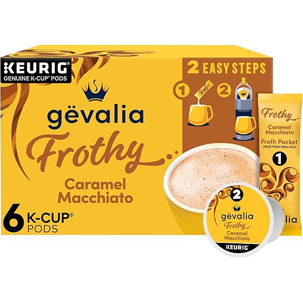 Amazon.com: Gevalia Frothy 2-Step Caramel Macchiato Espresso