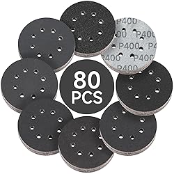 80PCS 5 inch Wet Dry Sanding Discs, Silicon Carbide