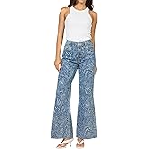 DEAR JOHN Fiona Wide Leg Women's Jeans High Rise Highwaisted Denim Classic Fit Full Inseam
