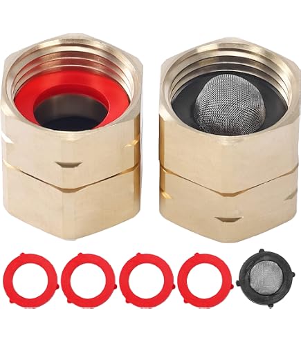 thumbnail image 2 of Twinkle Star Garden Hose Filter Hose Filter Attachment Line Water Hose Filter With 100 Mesh And 40 Mesh Screen Twinkle Water Hose Filter 2 of 13