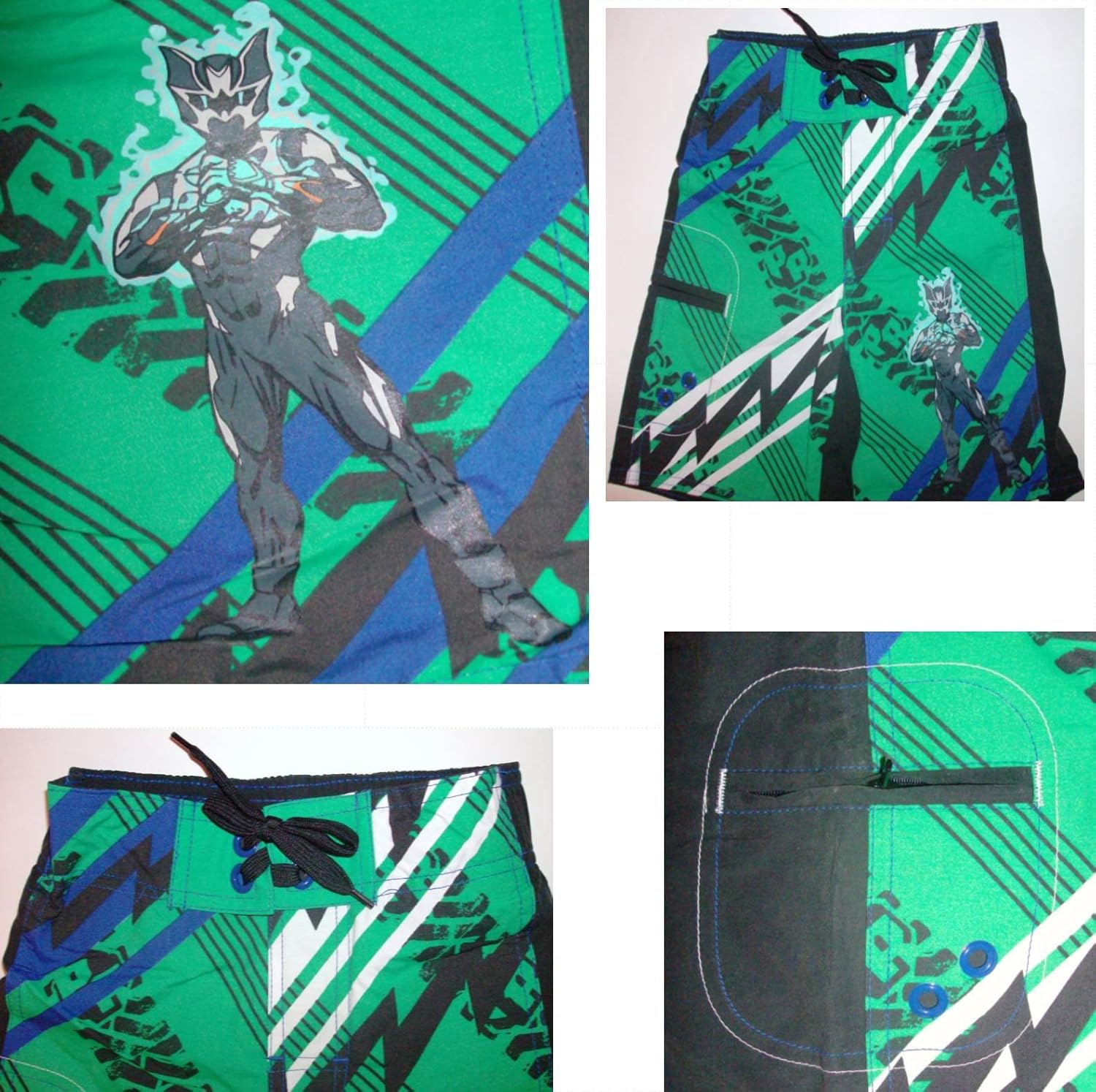 power ranger swim trunks