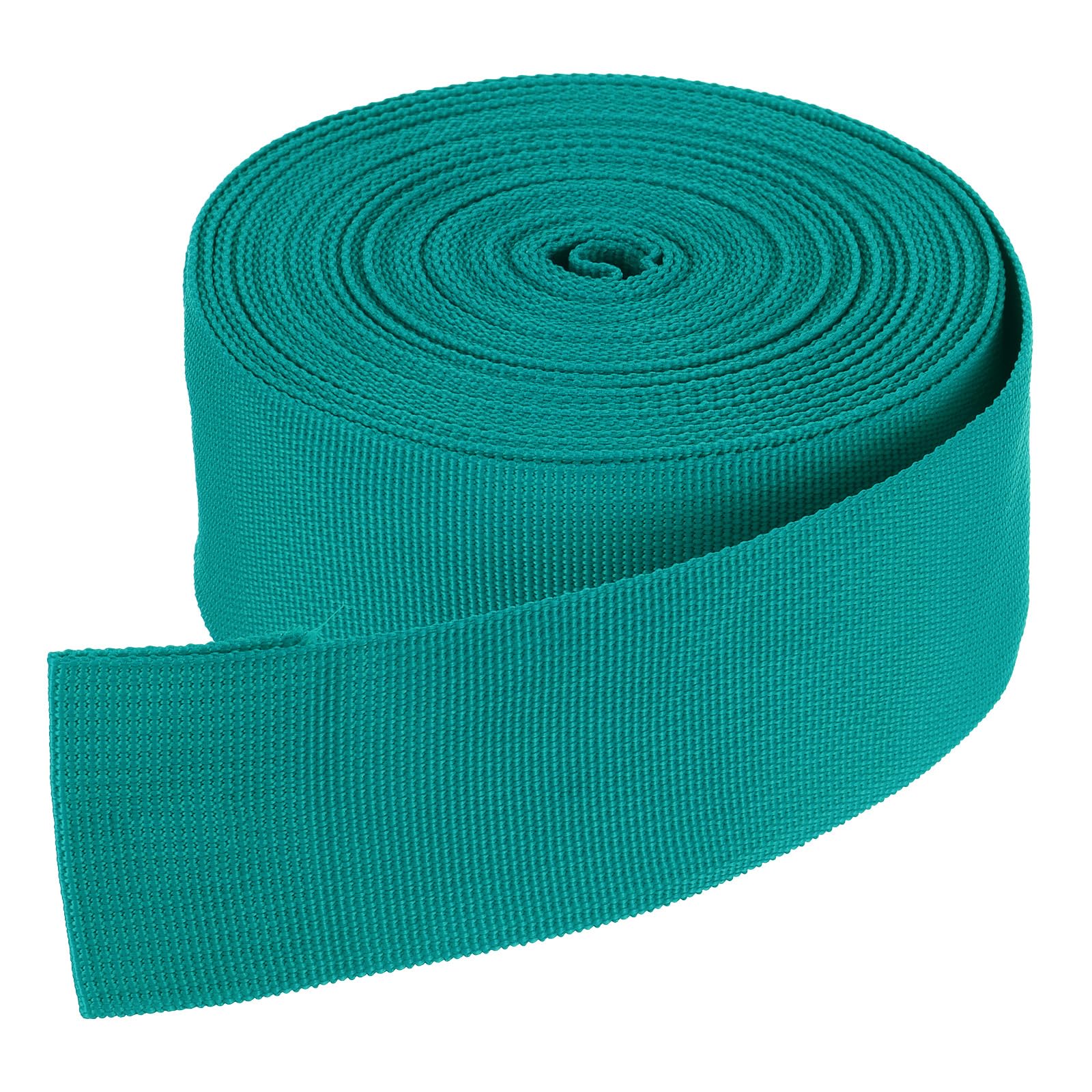 DMiotech 10 Yard x 2 Inch Width Nylon Webbing Strap Poly Flat Webbing Strapping for DIY Craft Backpack Strapping, Sewing, Outdoor Gear Repair, Bright Green