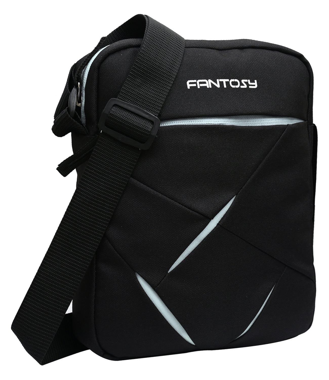 fantosy men and women grey cross side bag mb-017