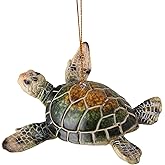 Gallerie II Cozumel Reef Sea Turtle Christmas Xmas Ornament Green