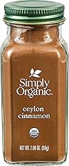 Simply Organic Ceylon Ground Cinnamon, 2.08 Ounce, Non-GMO Organic Cinnamon Powder