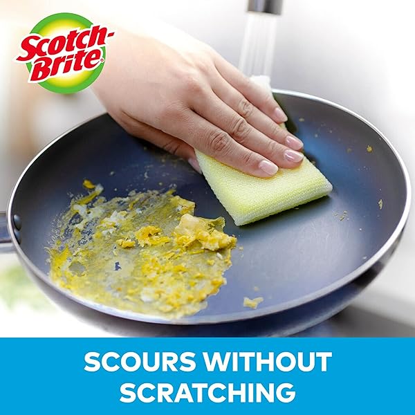 SCOTCH-BRITE DOBIE ALL PURPOSE CLEANING PADS, COUNT 6