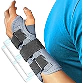 FEATOL Wrist Brace Splint Carpal Tunnel for Women Men, Night Wrist Sleep Support Brace, Left Hand, Medium/Large, Pain Relief for Sprain, Arthritis, Tendonitis